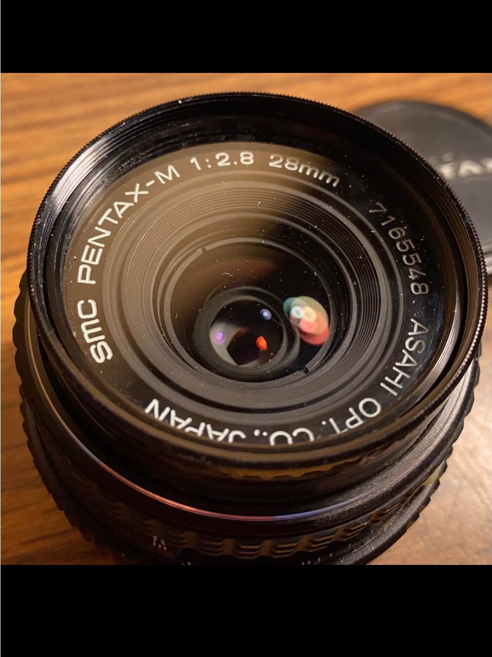 Vintage Asahi SMC Pentax-M 28mm
f/2.8 Wide Angle Lens K-Mount